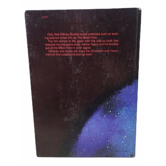 Walt Disney Studios The Black Hole A Pop-up Book 1979 As-Is Read Description. - Picture 2 of 4